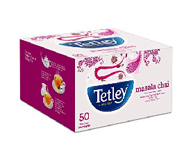 Tetley Flavour Tea Bags, Masala, 50s