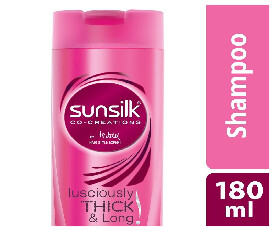 Sunsilk Lusciously Thick and Long (Pink) Shampoo - 180ml (228)