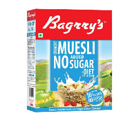 Bagrrys No Added Sugar Crunchy Muesli - 500g (370)