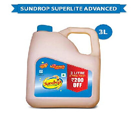 Sundrop Superlite Advanced Oil - 3Ltr