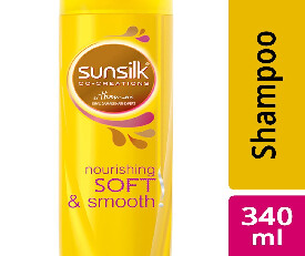 Sunsilk Nourishing Soft &amp; Smooth (Yellow) Shampoo - 360ml (345)