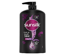 Sunsilk Stunning Black Shine Shampoo (Black) - 1LTR (1099)