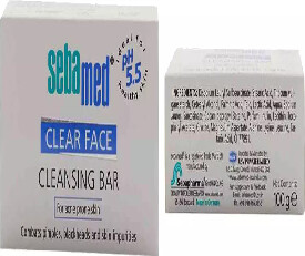 SebaMed Clear Face Cleansing Bar, 100g (230)