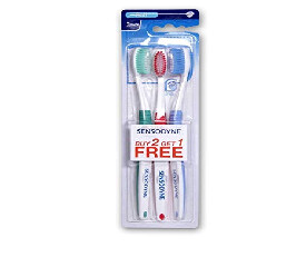 Sensodyne Sensitive Toothbrush (2+1 Pack)