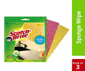 Scotch-Brite Sponge Wipe (Pack of 3) Scotch-Brite Sponge Wipe (Pack of 3)