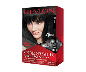 Revlon Colorsilk Hair Color with 3D Color Technology, 10 Black