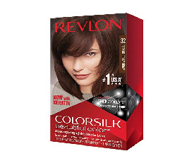 Revlon Colorsilk Hair Color with 3D Color Technology, 32 Mahagony Brown
