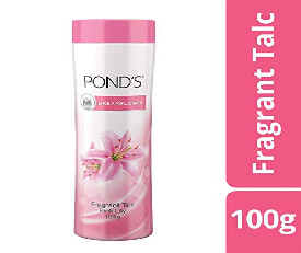 Ponds Dreamflower Fragrant Talcum Powder, Pink Lilly - 100g (102)