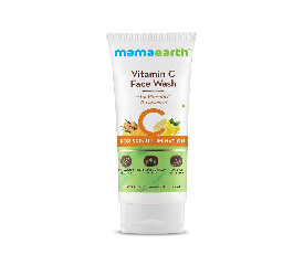 Mamaearth Vitamin C Face Wash For Brightening Skin With Vitamin C &amp; Turmeric - 100ml
