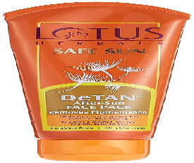 Lotus Herbals Safe Sun DeTan After-Sun Face Pack, 100gm (385)