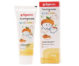 Pigeon Children Toothpaste, Orange Flavour - 45g (175)