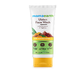 Mamaearth Ubtan Face Wash Tube With Turmeric &amp; Saffron - 100ml (269)