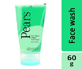 Pears Oil Clear Glow (Green) Face Wash, 60gm