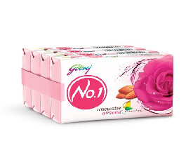 Godrej No.1 Soap, JASMIN - 63gm (Pack of 4)