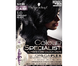 Schwarzkopf Colour Specialist Permanent Hair Colour 1.0 Opulent Black
