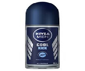 Nivea Deodrant Roll On, Cool Kick, 50ml (249)