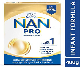Nestle Nan Pro 1 Infant Formula, Upto 6 months, 400g (835)