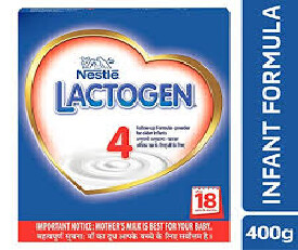 Nestle LACTOGEN 4 Follow-Up Formula Powder After 18 months Stage 4 , 400g