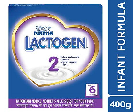 Nestle LACTOGEN 2 Follow-Up Formula Powder - After 6 months, Stage 2, 400g