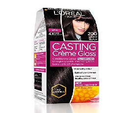 Loreal Paris Casting Creme Gloss, Ebony Black 200 (699)