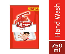 Lifebuoy Total 10 Activ Naturol Germ Protection Handwash Refill - 750ml (PACK OF 2 )