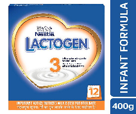 Nestle LACTOGEN 3 Follow-Up Formula Powder After 12 months, Stage 3 - 400g (470)