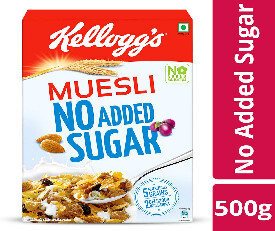Kelloggs Muesli No added sugar, 500 gms (351)