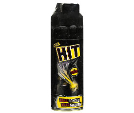 HIT BLACK Spray Flying Insect Killer - 400ml (180)