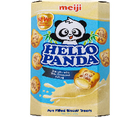 Meiji Hello Panda Biscuits With Vanilla Milk Cream Flavoured Filling 42gm