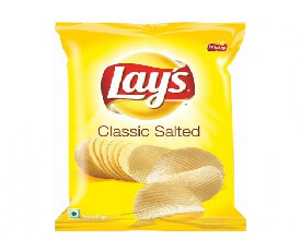 Lays Classic Salted Chips 28gm (Pack Of 10 Pcs)