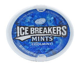 Ice Breakers Mints Coolmint with Cooling Crystals Sugar Free Mint 42gm