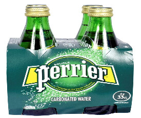 Perrier Carbonated Water (Sparkling Water) 330ml (Pack Of 24 Pcs)