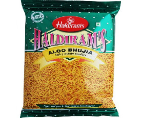Haldiram Aloo Bhujia Namkeen 43GM (Pack Of 12 Pcs)