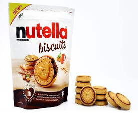 Ferrero Chocolate Nutella Biscuit FilLED Inside with Chocolate 304gm