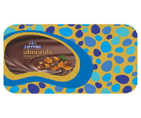 Sapphire Almond Covered With Milk Chocolate Tin 175gm
