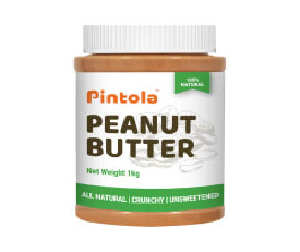 Pintola All Natural Peanut Butter Crunchy 1kg (Unsweetened)
