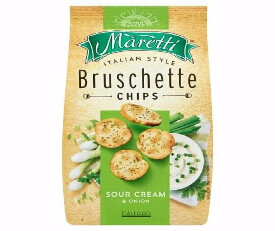 Maretti Bruschette Chips Sour Cream &amp; Onion Flavour 70gm