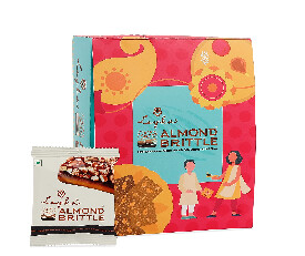 Loyka Almond Brittle Sinful Combination Salty Caramel Dark Choco Roasted Almonds 204g