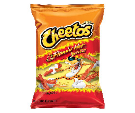 Cheetos Flamin Hot Crunchy Flavoured Snacks 226.8gm