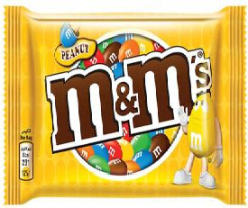 M&amp;Ms Peanut Coated Milk Chocolate Truffles  (45 g)