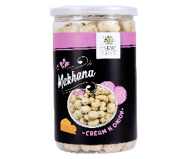 New Tree Jumbo Makhana Cream n Onion Flavour 65gm