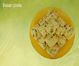 Kashvi Bakers Pista Besan Khatai 400gm