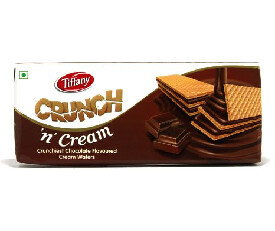 Tiffany Crunch N Cream Wafer Chocolate 135gm