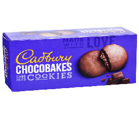 Cadbury Chocobakes Choc Filled Cookies 75gm