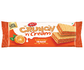 Tiffany Crunch N Cream Wafer Orange 135gm