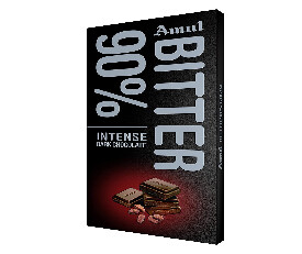 Amul Bitter 90% Chocolate, 150gm (MRP 200)