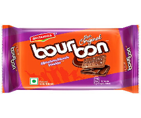 Britannia Bourbon Biscuits 50gm (MRP10)