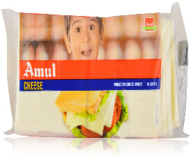 Amul Cheese Slice 750gm (Pack Of 50 Pcs)(MRP 455)
