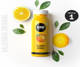 Raw Pressery Cold Extracted Juice -Valencia Orange Flavour 250ml (No Added Sugar)