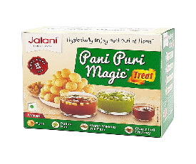 Jalani Pani Puri Magic Treat 220g Box 50pcs (Frying) (Gol Gappe)